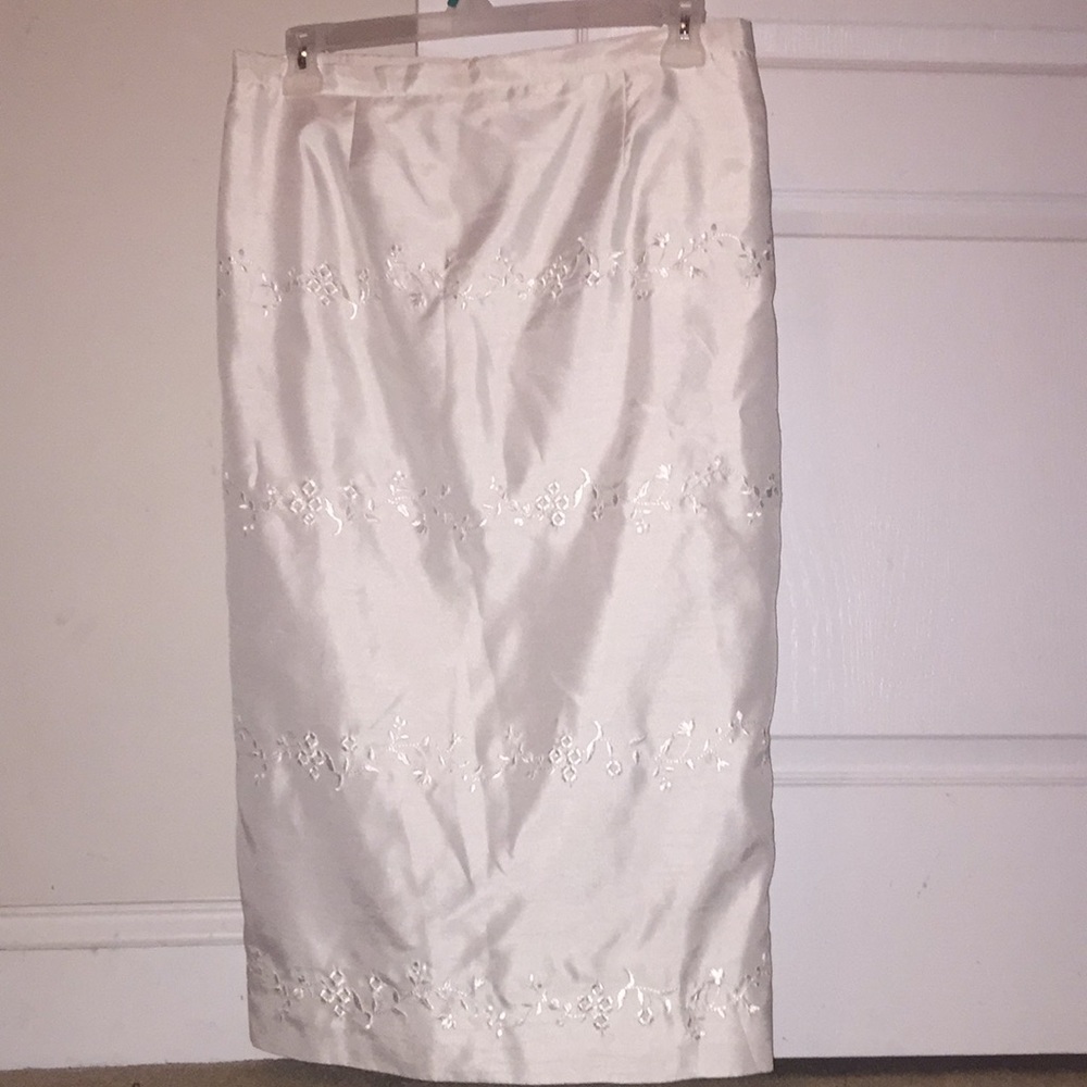 White skirt
